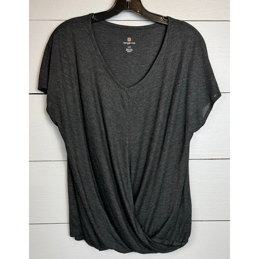 Tangerine Short Sleeve Top Women's Size Large