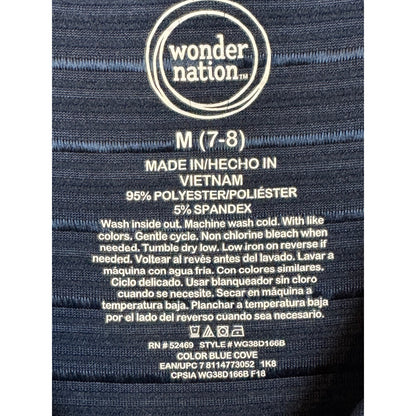 Wonder Nation Short Sleeve Dress Girl's Size Medium (7/8)