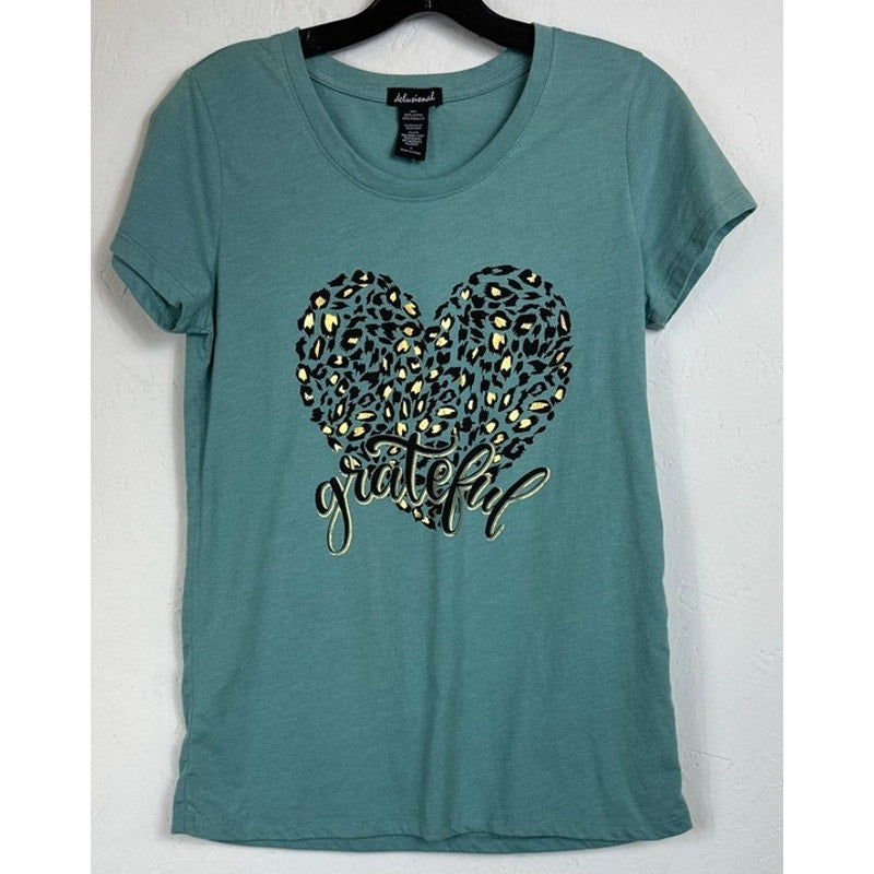 Delusional Blue Shirt Sleeve T-shirt Women's Small
