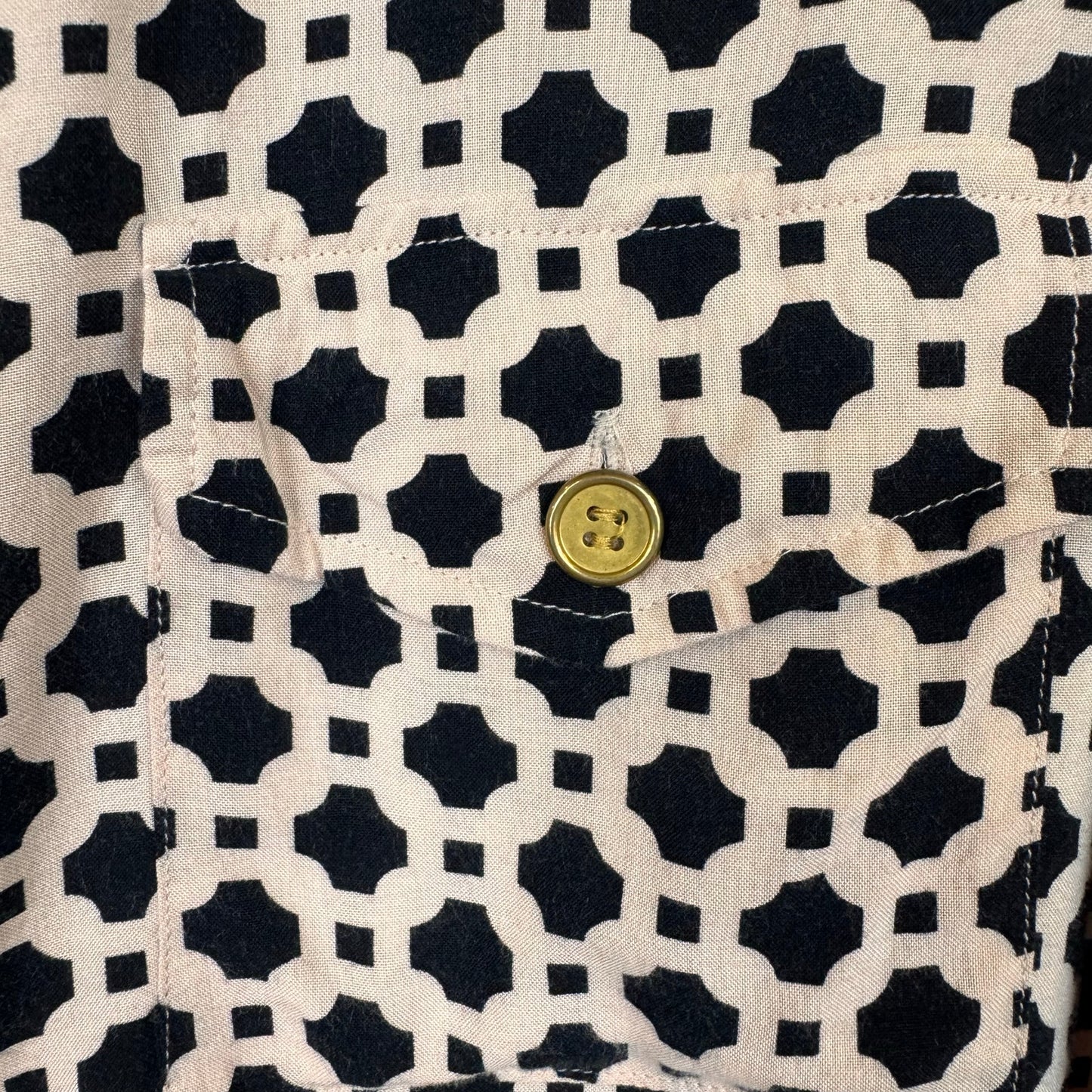 Cynthia Rowley Short Sleeve Blouse Women's Size 1X