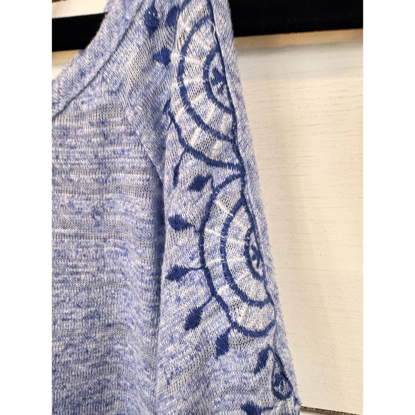 Skies Are Blue Cold Shoulder Blouse Women's Size XL