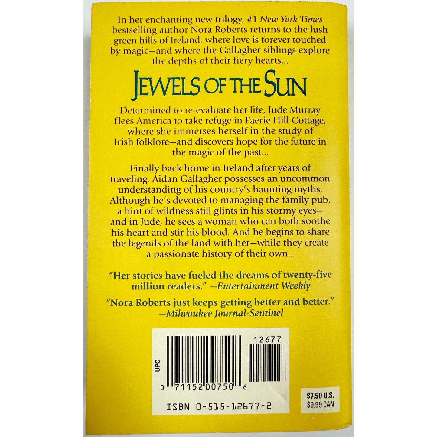 Jewels of the Sun by Nora Roberts (Paperback)