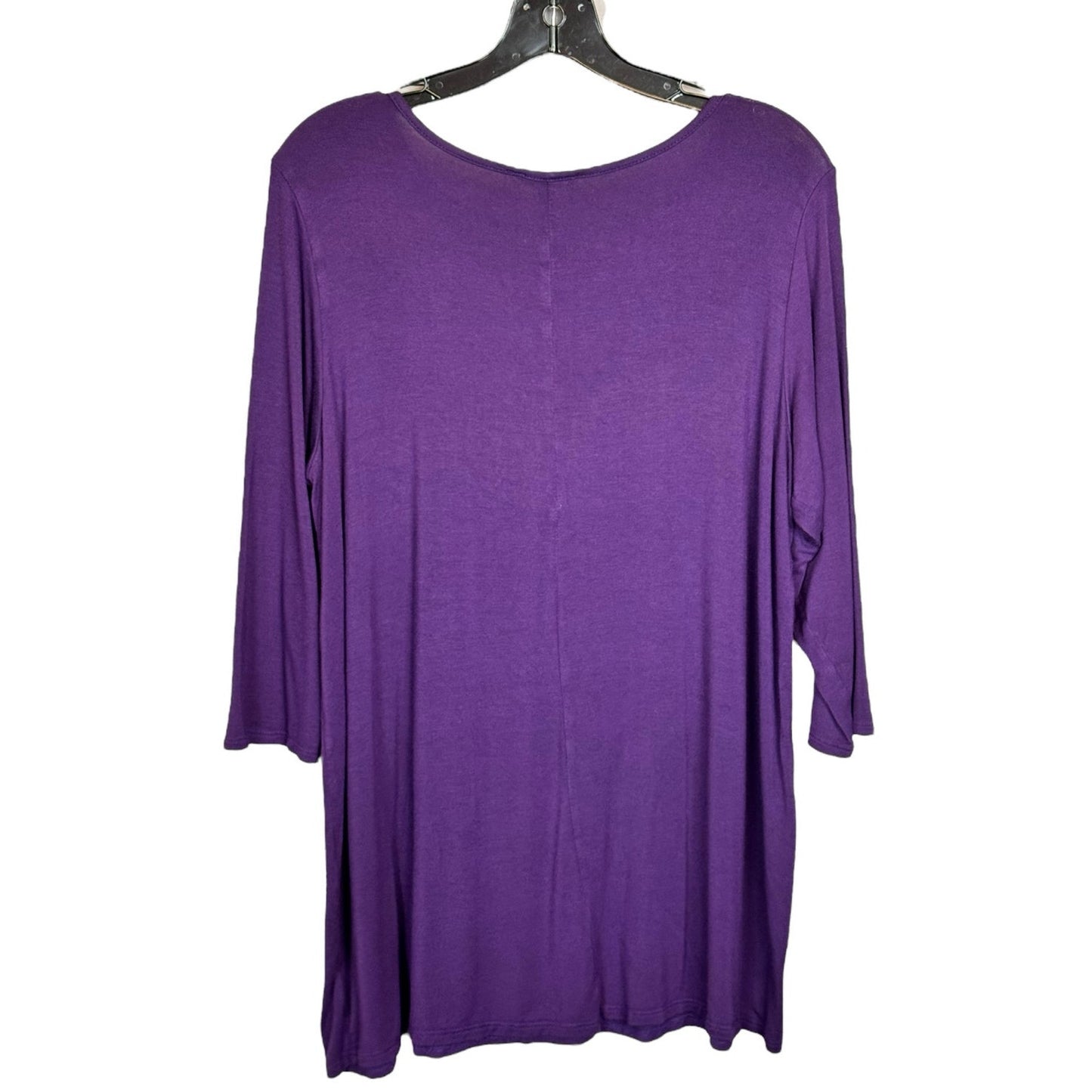 Ava James 3/4 Sleeve Top Women's Size 1X