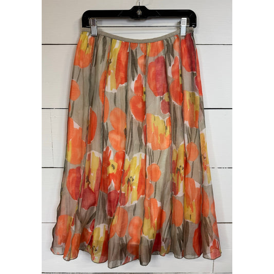 Niv & Zoe Knee Length Skirt Women's Size 8