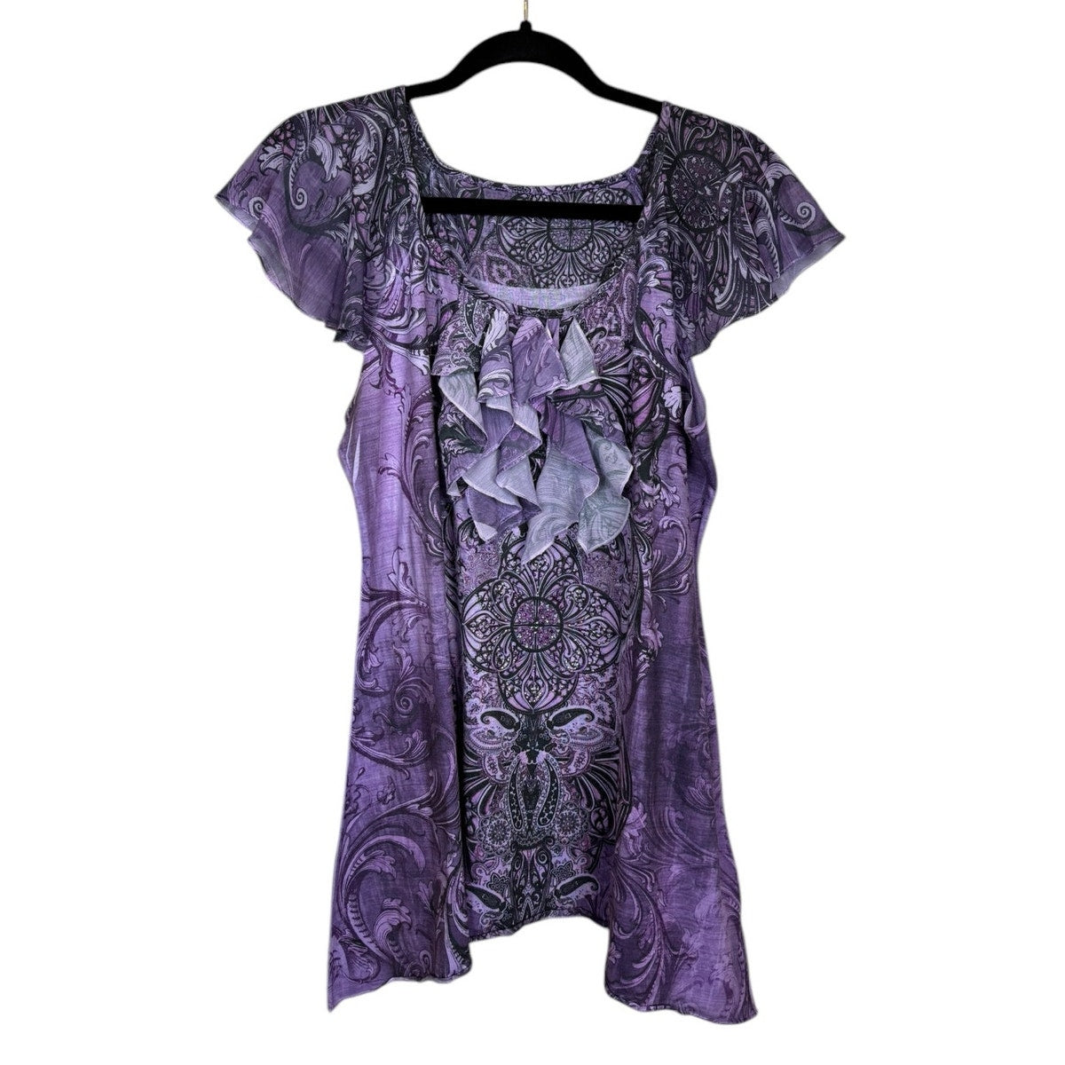 Laura Scott Short Sleeve Top Women's Size Large