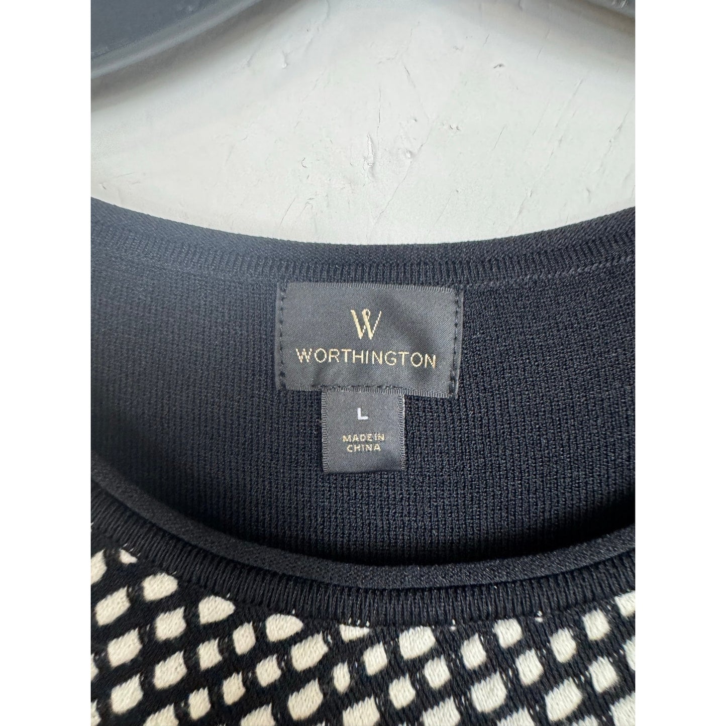 Worthington Sleeveless Blouse Women's Size Large