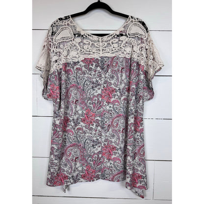 Cato Short Sleeve Blouse Women's Size 18/20W