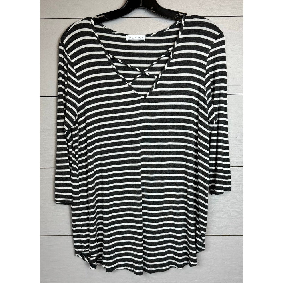 Emory Park 3/4 Sleeve Blouse Women's Size Large