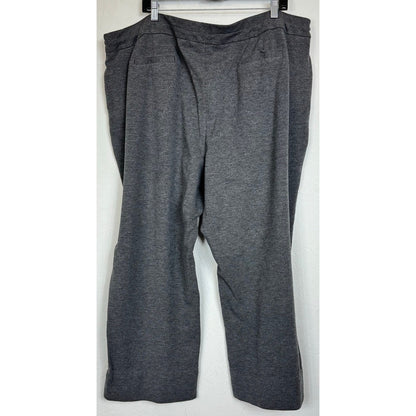 Cato Gray Pull On Cropped Pants Women's 26/28W