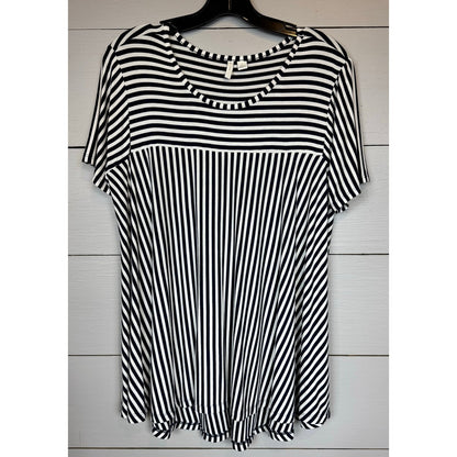 Cato Short Sleeve Blouse Women's Size Large