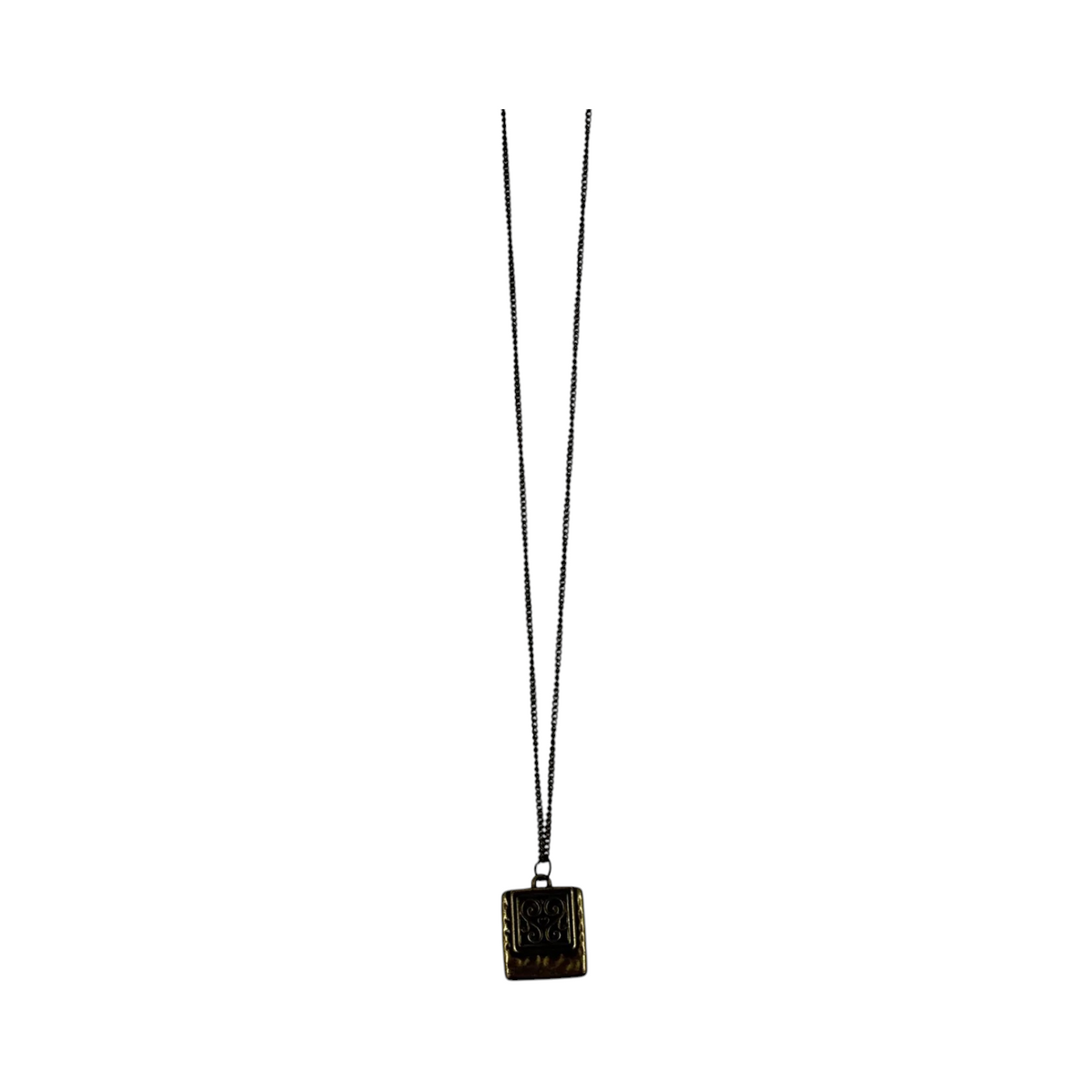 Fashion Jewelry Bronze Toned Pendant Women's Necklace - Brown - Image 1
