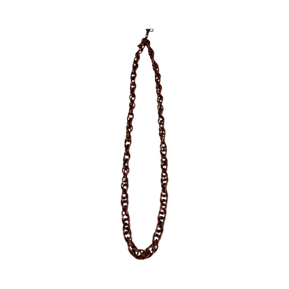 Fashion Jewelry Copper Tone Chain Women's Necklace - Image 1