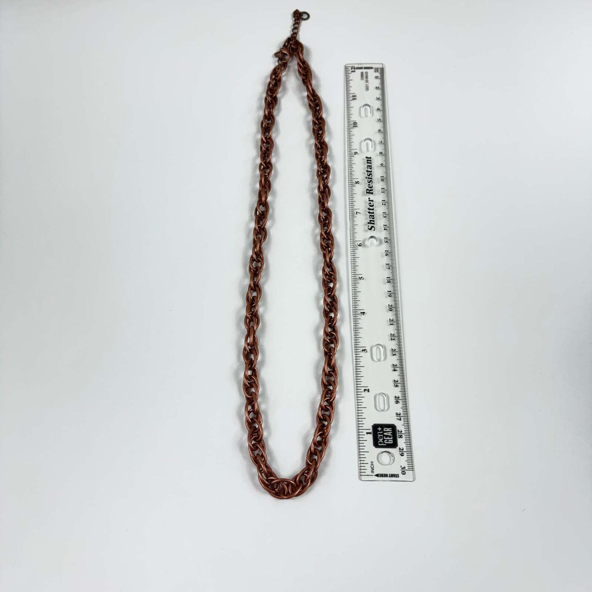 Fashion Jewelry Copper Tone Chain Women's Necklace - Image 2
