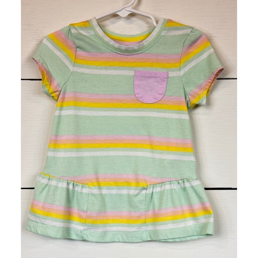 Cat & Jack Short Sleeve Blouse Girl's Size 3t