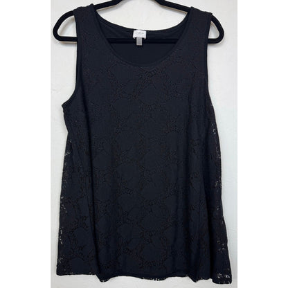 Cupio Black Blouse Women's XXL