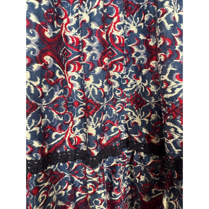 Reba Blue Maxi Skirt Women's Size Small