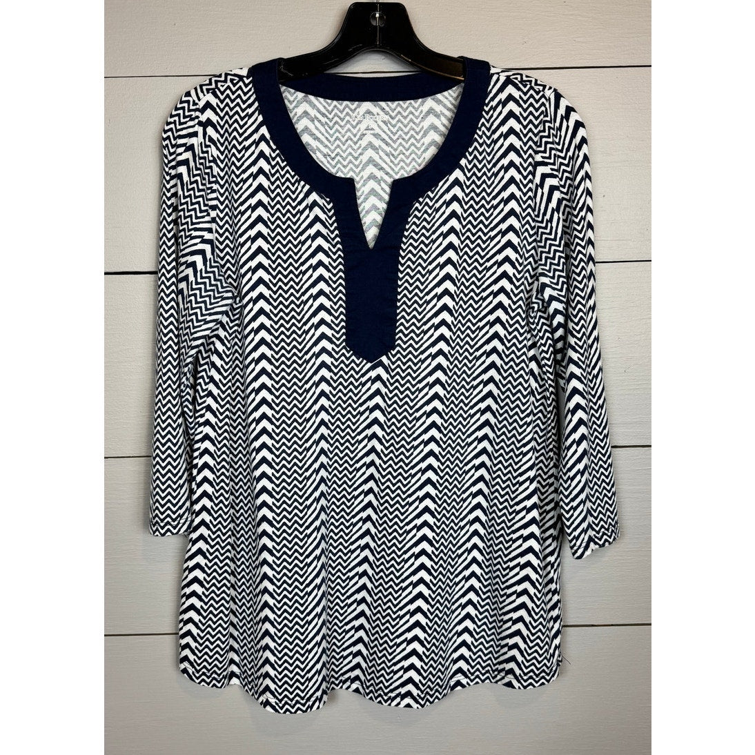 Kim Rogers 3/4 Sleeve Top Women's Size Small