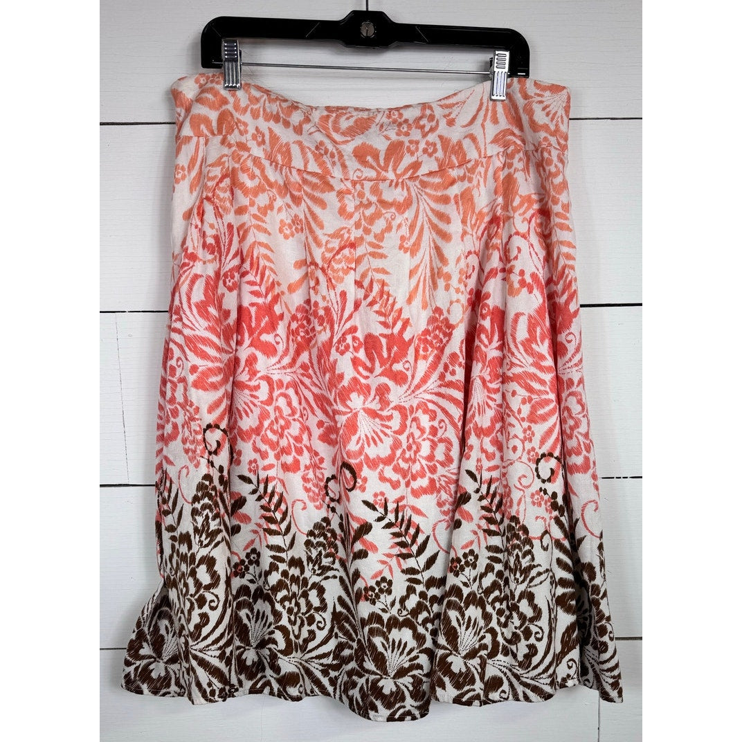 Coldwater Creek Knee Length Skirt Women's Size PXL