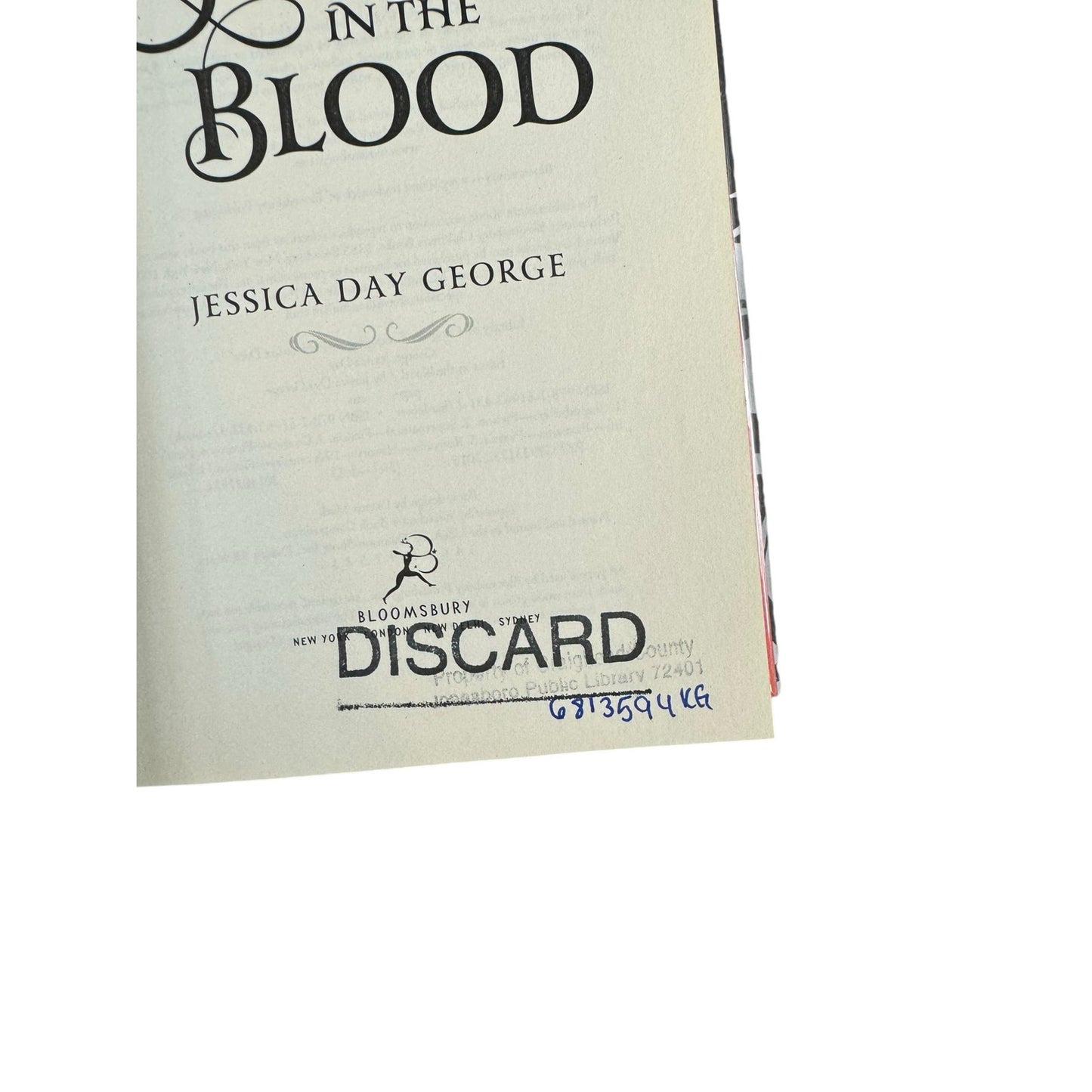 Silver In The Blood by Jessica Day George (Hardcover)