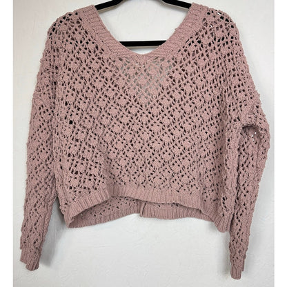 Nicole Miller Atelier Pink Long Sleeve Cardigan Women's Size XL