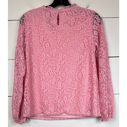 Wonder Nation Pink Blouse Girl's Extra Large 14/16