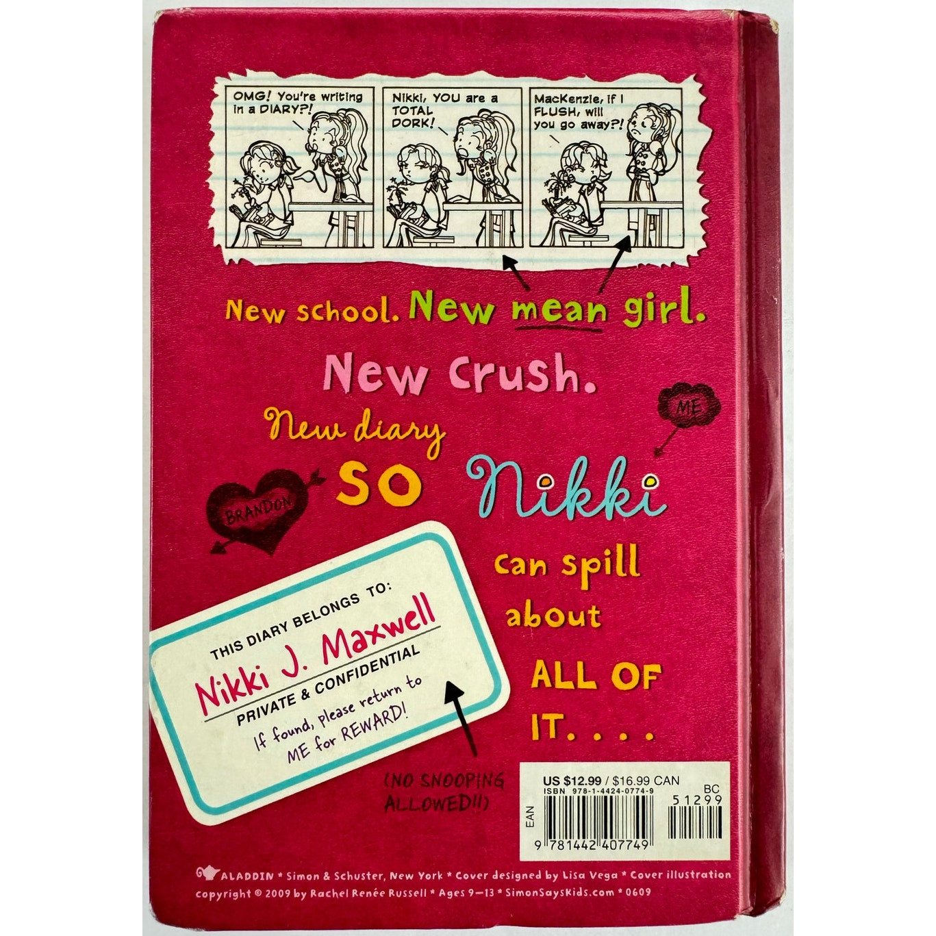 Dork Diaries: Tales from a Not-So-Fabulous Life (Hardcover)