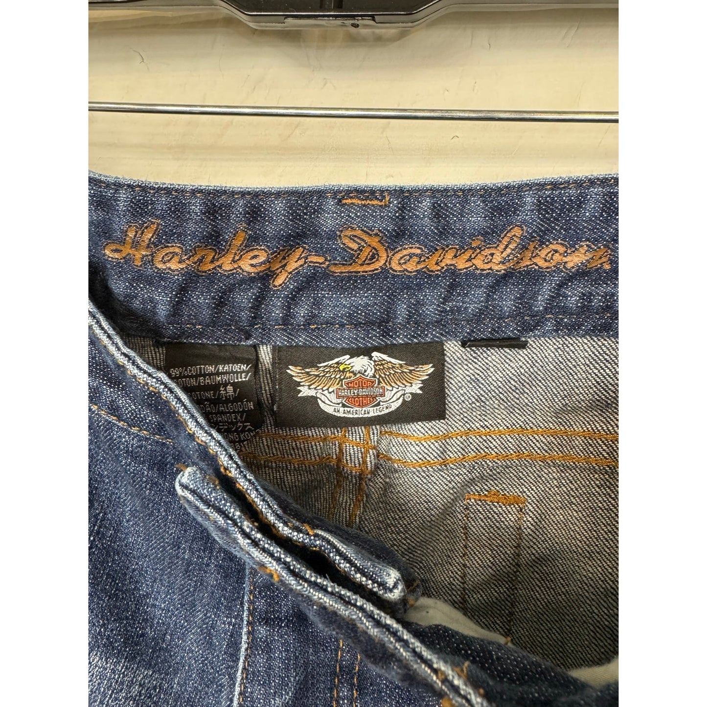 Harley Davidson Blue Bootcut Jeans Women's Size 6