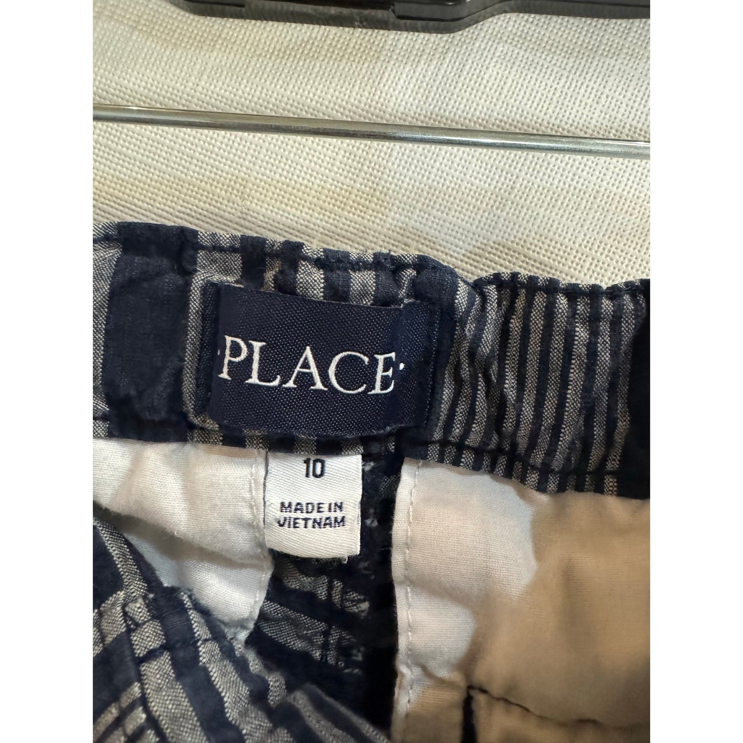 The Children's Place Blue and Gray Chino Shorts Boy's Size 10