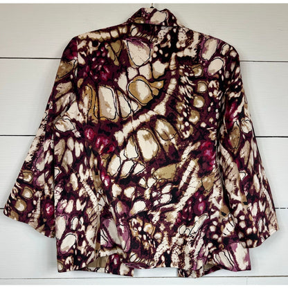 Alfred Dunner 3/4 Sleeve Jacket Women's Size 10