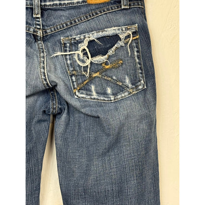 BKE Blue Straight Cut Jeans Women's Size 29"
