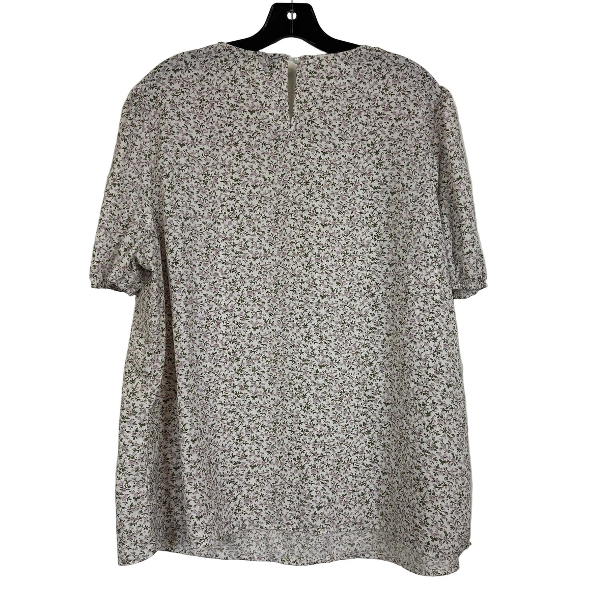 SHEIN Floral Print Short Sleeve Blouse Women's Size 2XL - Image 2