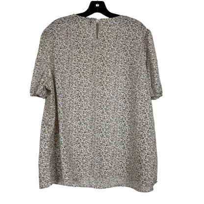 SHEIN Floral Print Short Sleeve Blouse Women's Size 2XL - Image 2