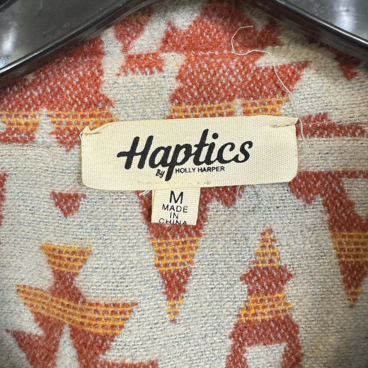 Haptics Aztec Print Shacket Jacket Women's Size Medium - Image 3