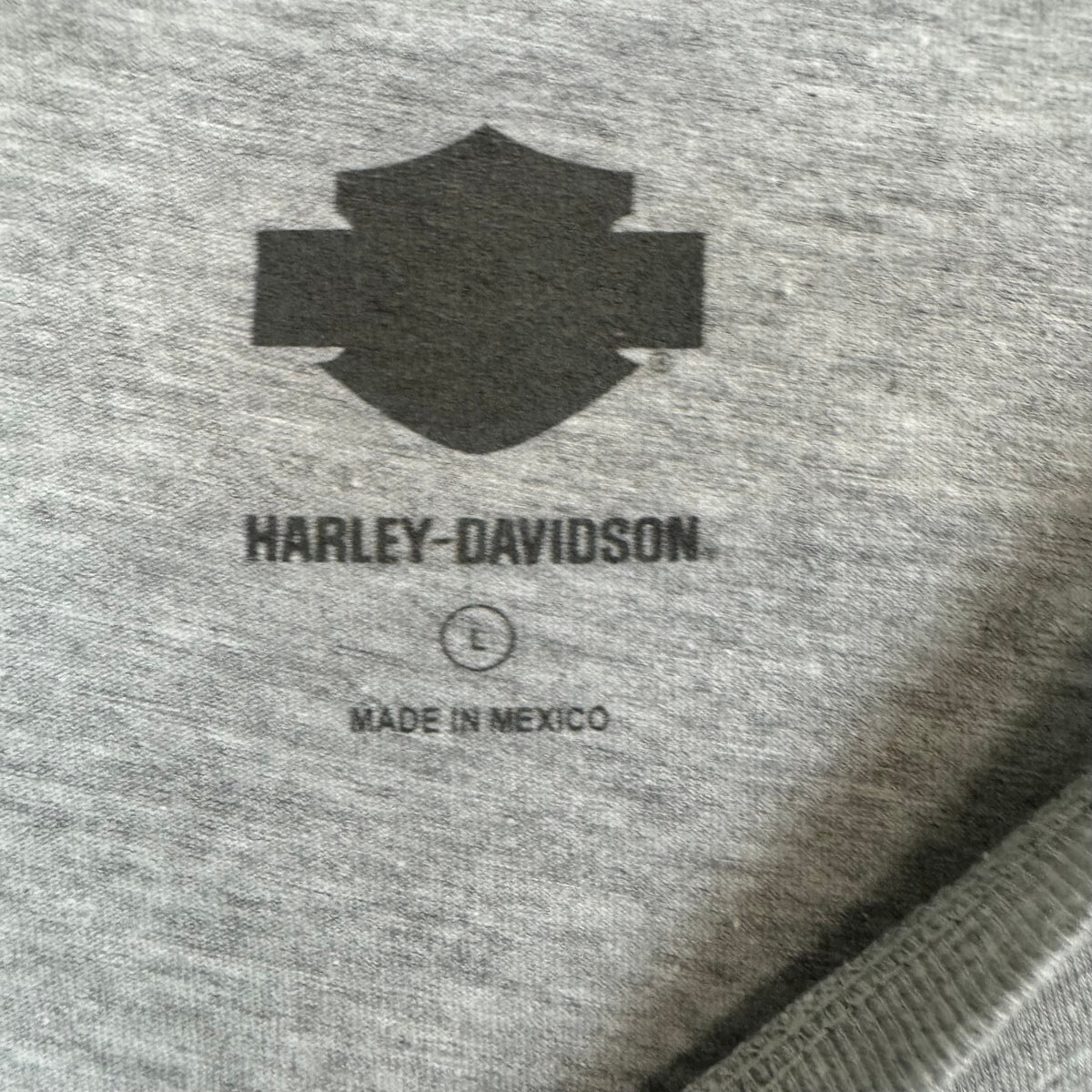 Harley-Davidson Women's Long Sleeve Gray T-Shirt Size Large - Image 3