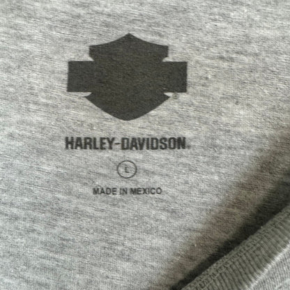 Harley-Davidson Women's Long Sleeve Gray T-Shirt Size Large - Image 3