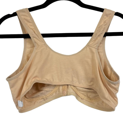 Women's Beige Wireless Bra Size XL