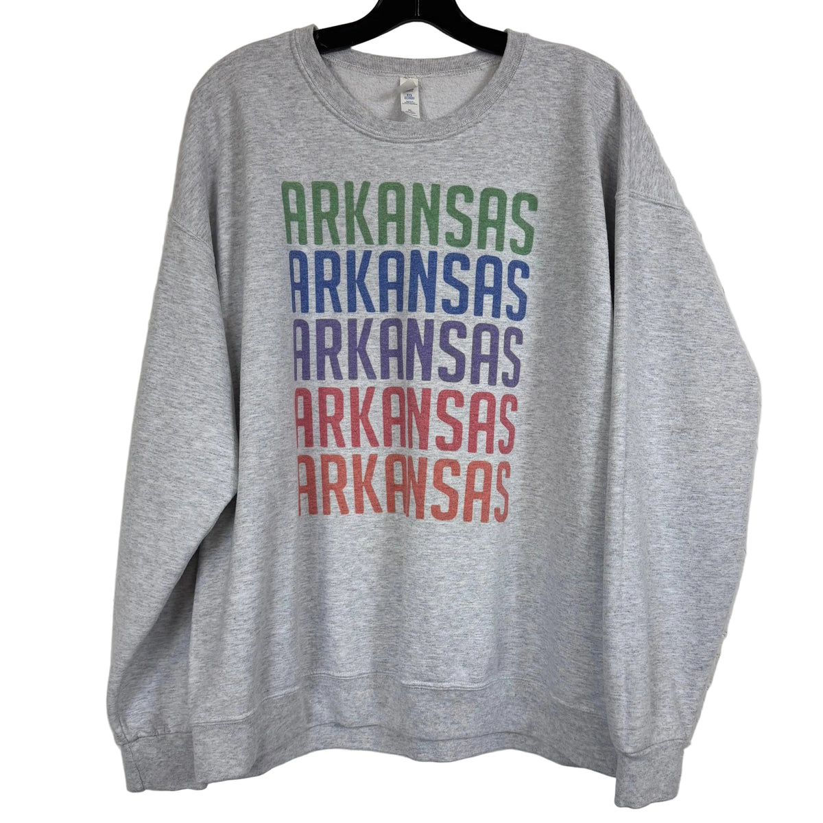 Jerzees NuBlend Arkansas Graphic Crewneck Sweatshirt XL Multi-Color - Image 1