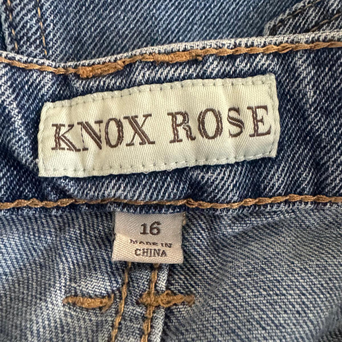 Knox Rose Mom Fit Rainbow Chevron Jeans Size 16 - Image 4