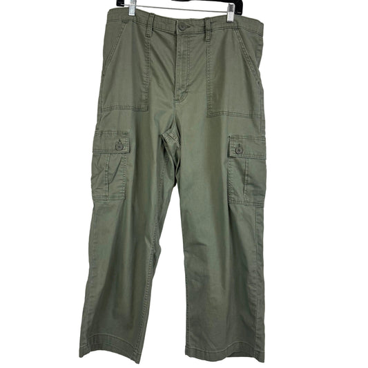 Lee Women's Olive Green Cargo Pants Large-X-Large - Image 1