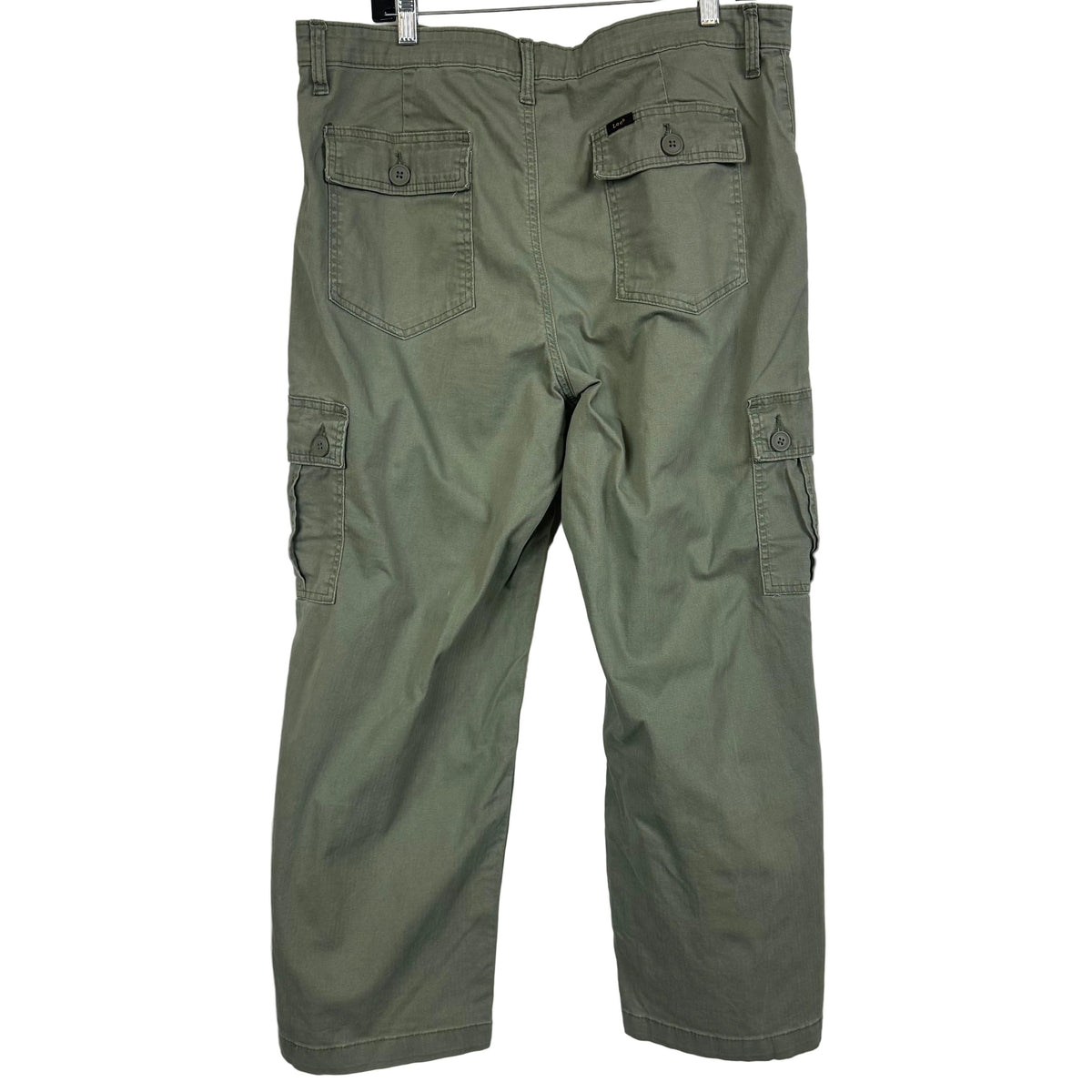 Lee Women's Olive Green Cargo Pants Large-X-Large - Image 2