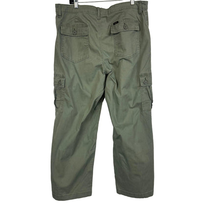 Lee Women's Olive Green Cargo Pants Large-X-Large - Image 2