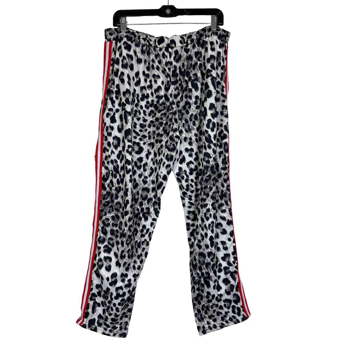 Women's Leopard Print Side Stripe Lounge Set Size 2XL - Image 3