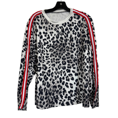 Women's Leopard Print Side Stripe Lounge Set Size 2XL - Image 2