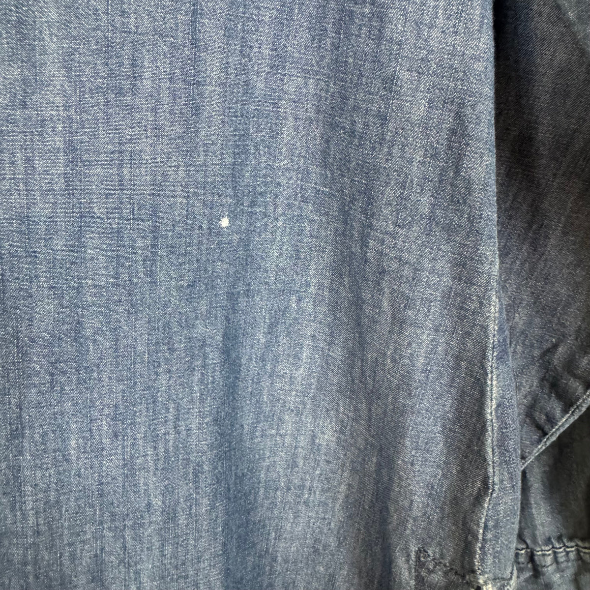 Cato Long Sleeve Blue Denim Shirt Side Slits Button Cuffs 18/20W - Image 6