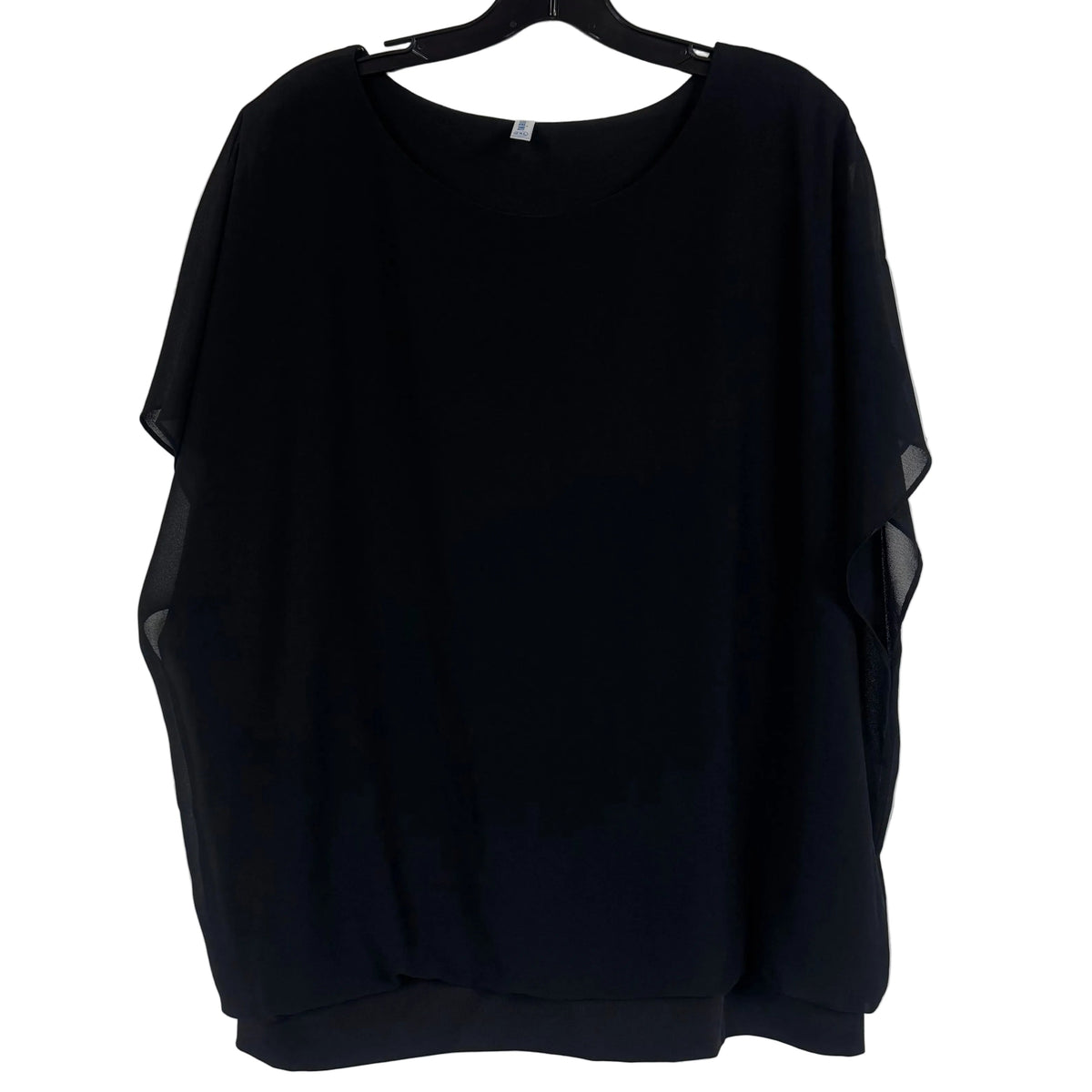 Neineiwu Black Short Sleeve Blouse Women's Size 2X - Image 1