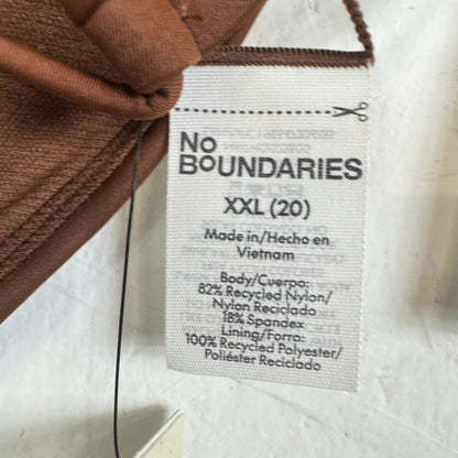 No Boundaries Cheeky High Leg Brown XXL 20 Bikini Set - Image 3