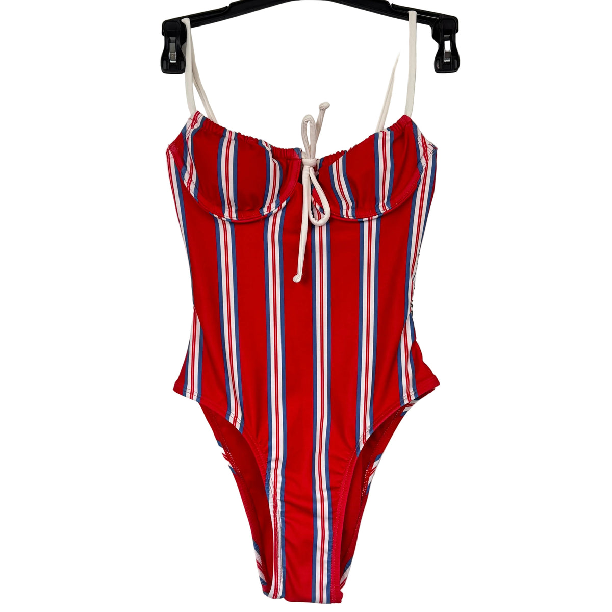 No Boundaries Women's Striped Underwire One-Piece Size XXS - Image 1