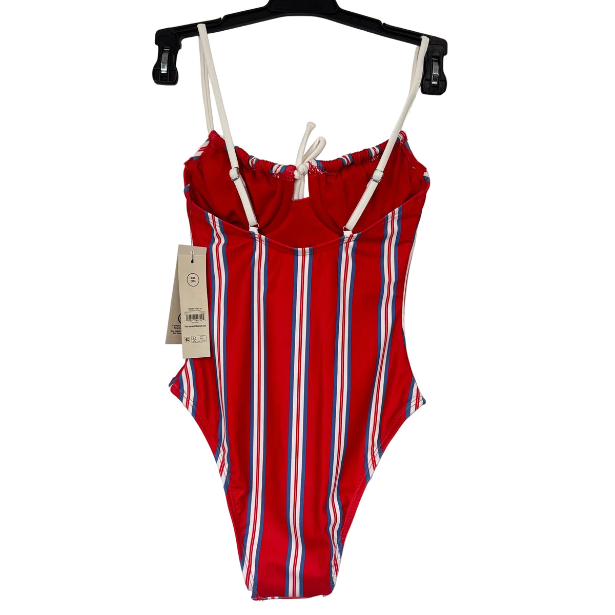 No Boundaries Women's Striped Underwire One-Piece Size XXS - Image 2