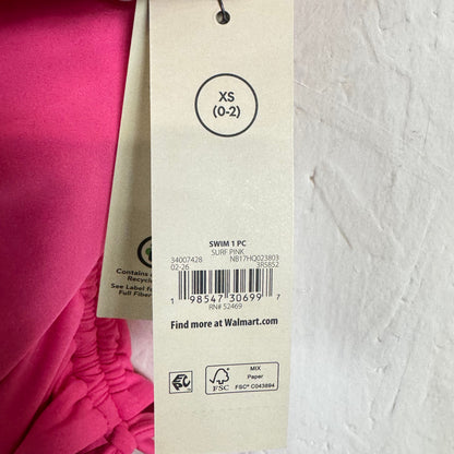 Women's Pink Cheeky High Leg One-piece Size XS - Image 4