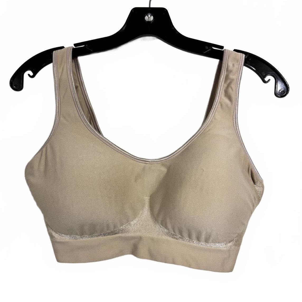 Bali Beige Wireless Bra Women's Size 2XL